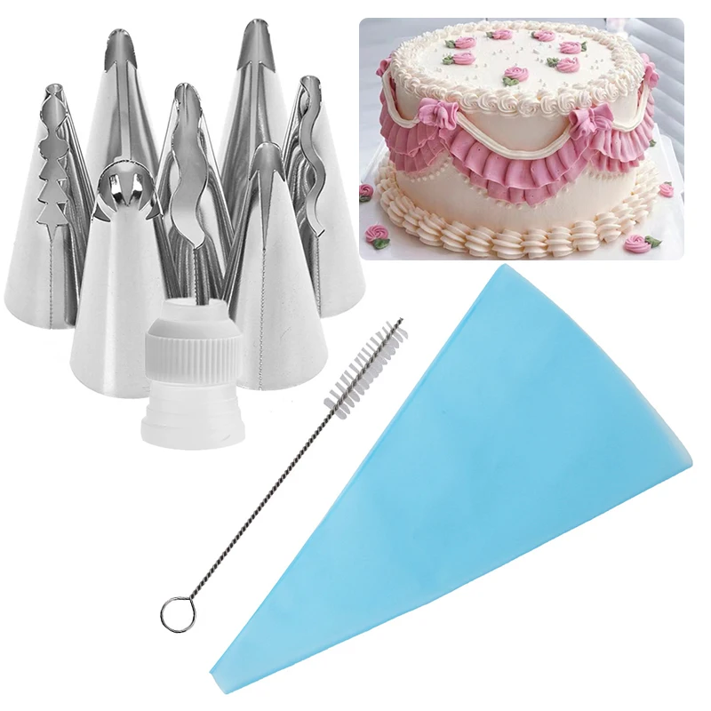 Fondant Smoother Set - 8/10szt Zestaw rosyjskich końcówek do lukru