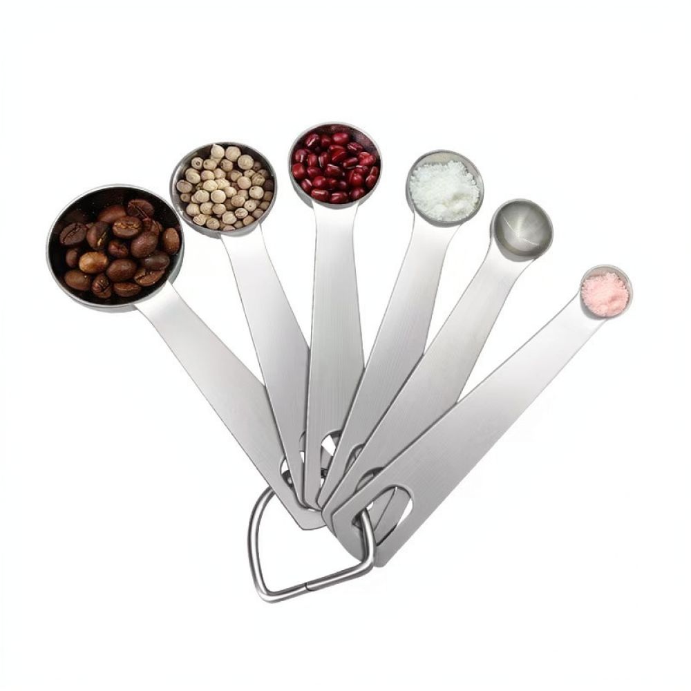 Baking (Kitchen Ingredient) - Zestaw łyżek miarowych ze stali nierdzewnej