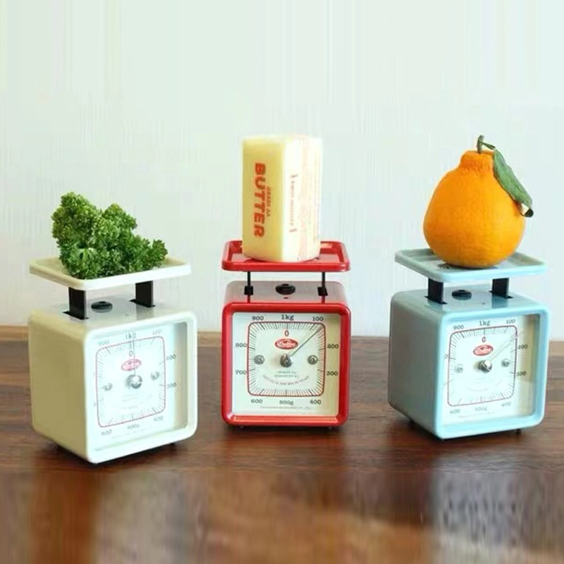 Baking (Kitchen Ingredient) - Vintage Metalowa Mini Waga Kuchenna Precyzyjna