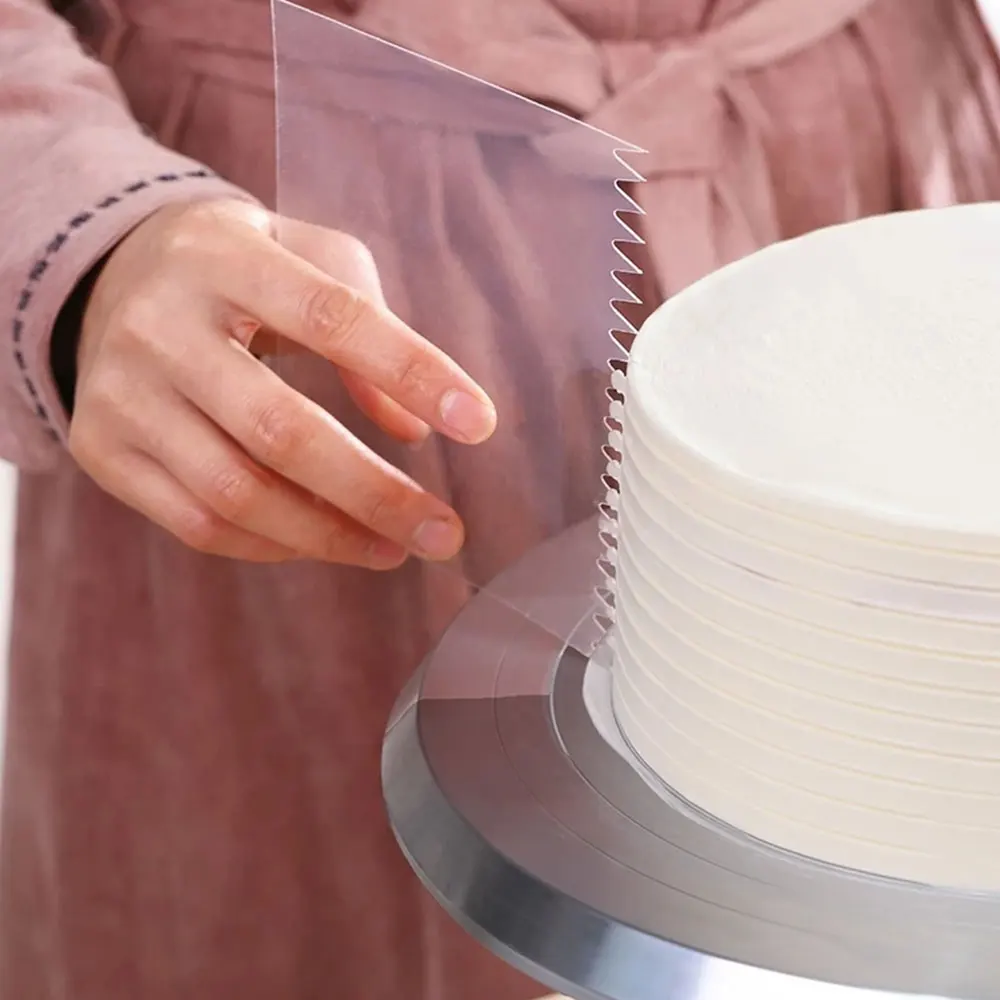 Fondant Smoother Set - 9 sztuk skrobak do ciasta kremówka
