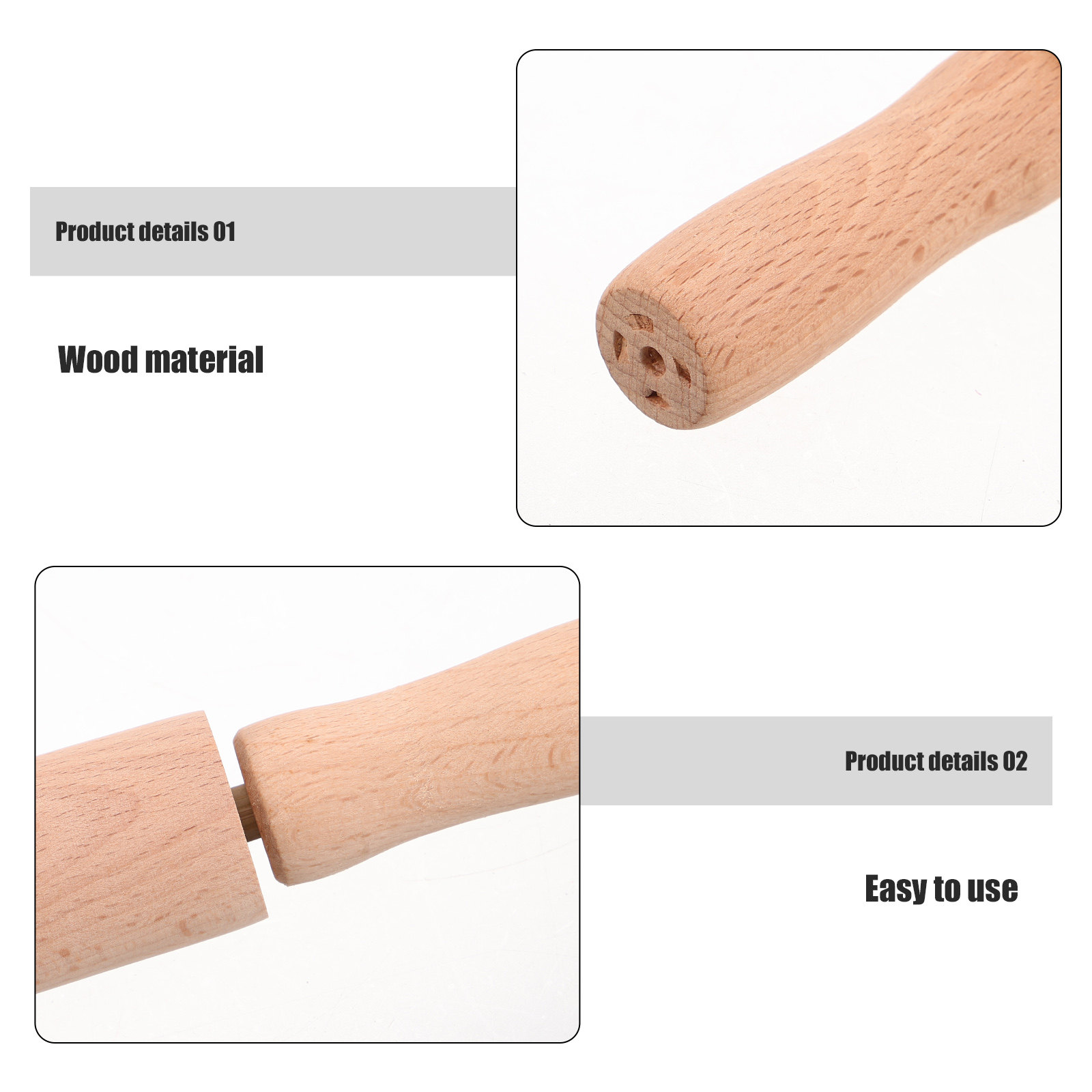 Drewniany, miniaturowy wałek d – Kitchen Roller Baking recenzja i cena