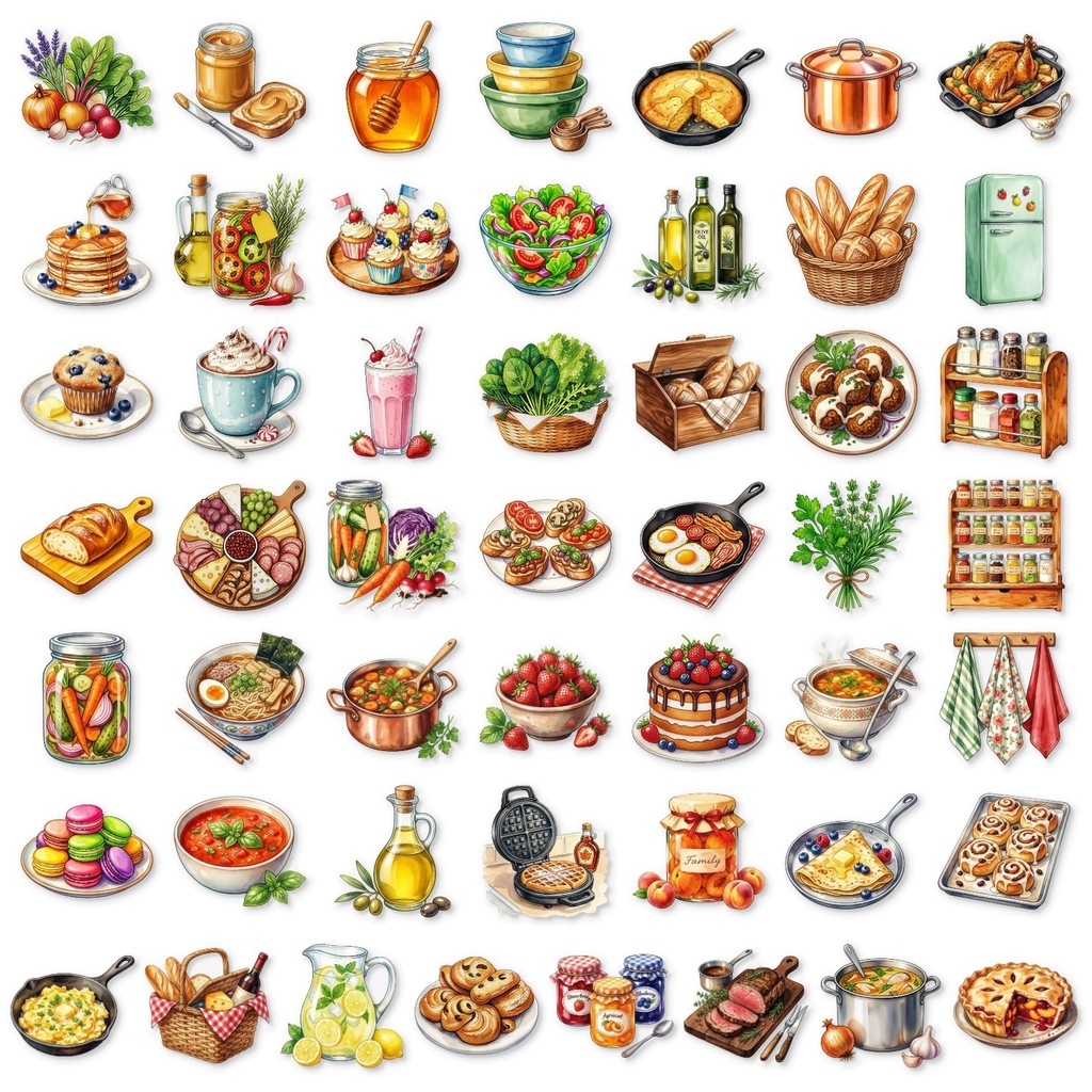 50 sztuk przezroczystych nakle – Baking (Kitchen Ingredient) recenzja i cena