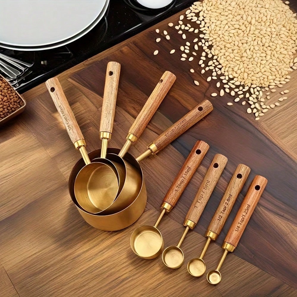8-częściowy zestaw miarek i ły – Baking (Kitchen Ingredient) recenzja i cena
