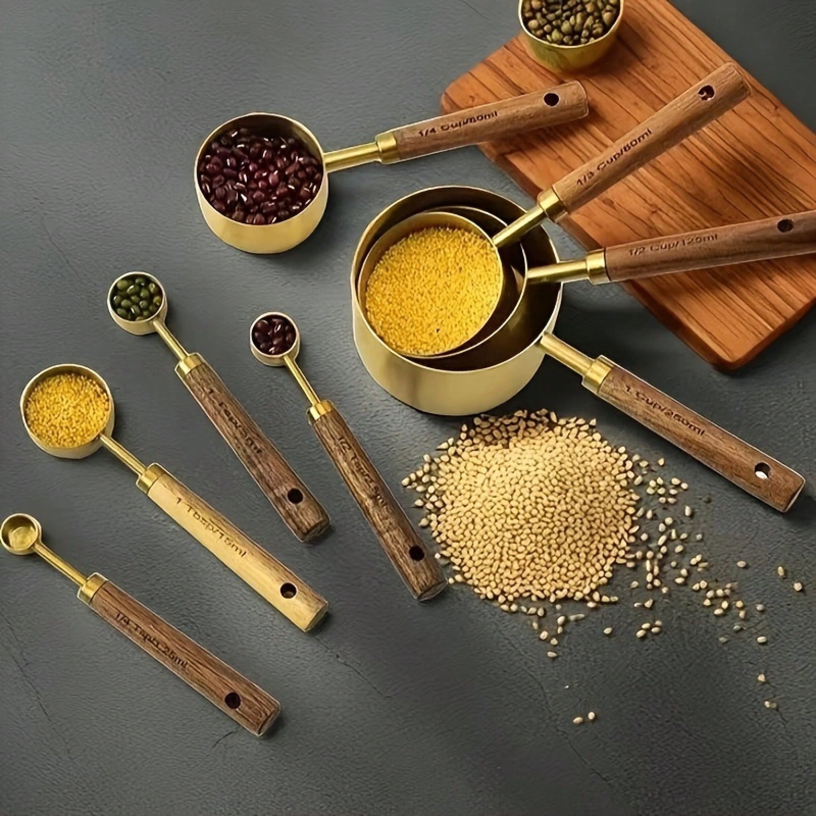 8-częściowy zestaw miarek i ły – Baking (Kitchen Ingredient) recenzja i cena