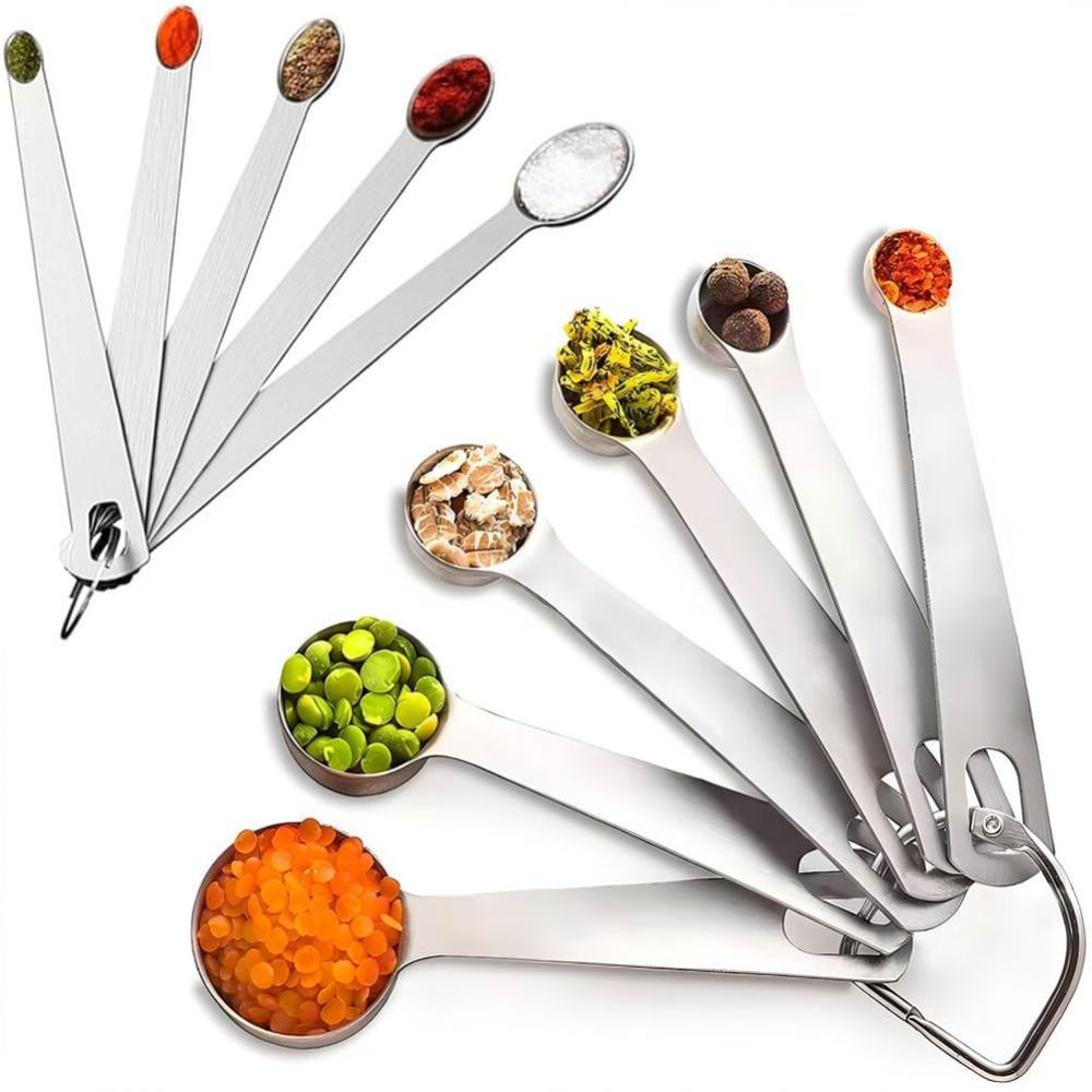 Zestaw łyżek miarowych ze stal – Baking (Kitchen Ingredient) recenzja i cena